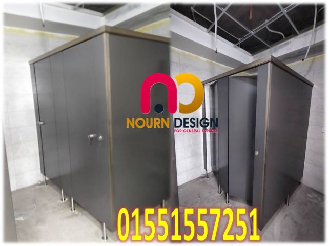 كومباكت  hpl  - نورن ديزاين – قواطيع حمامات 